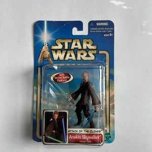 Star Wars Anakin Skywalker Hanger Duel Attack of the Clones Hasbro 2002